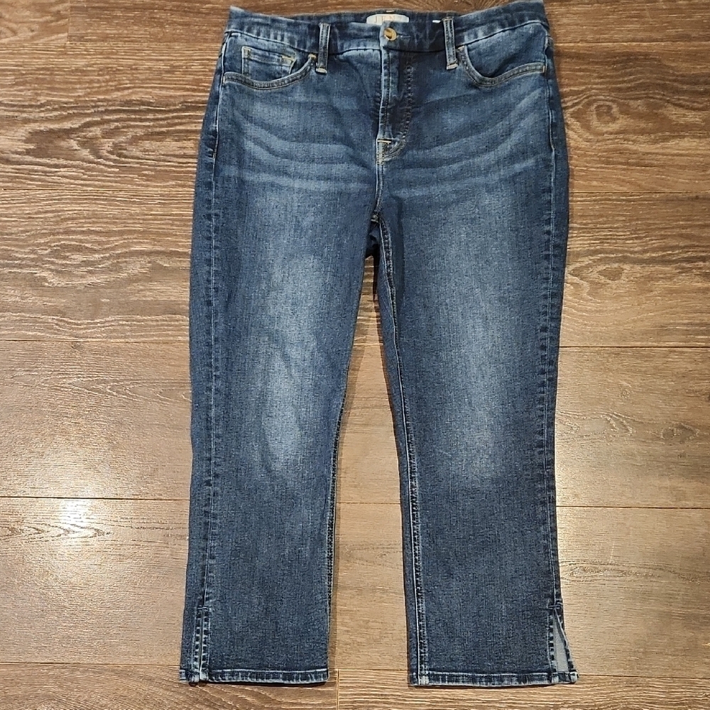 ❤️ 7 FOR ALL MANKIND JEN7 SLIM CROP CAPRI JEANS, 8 (29)